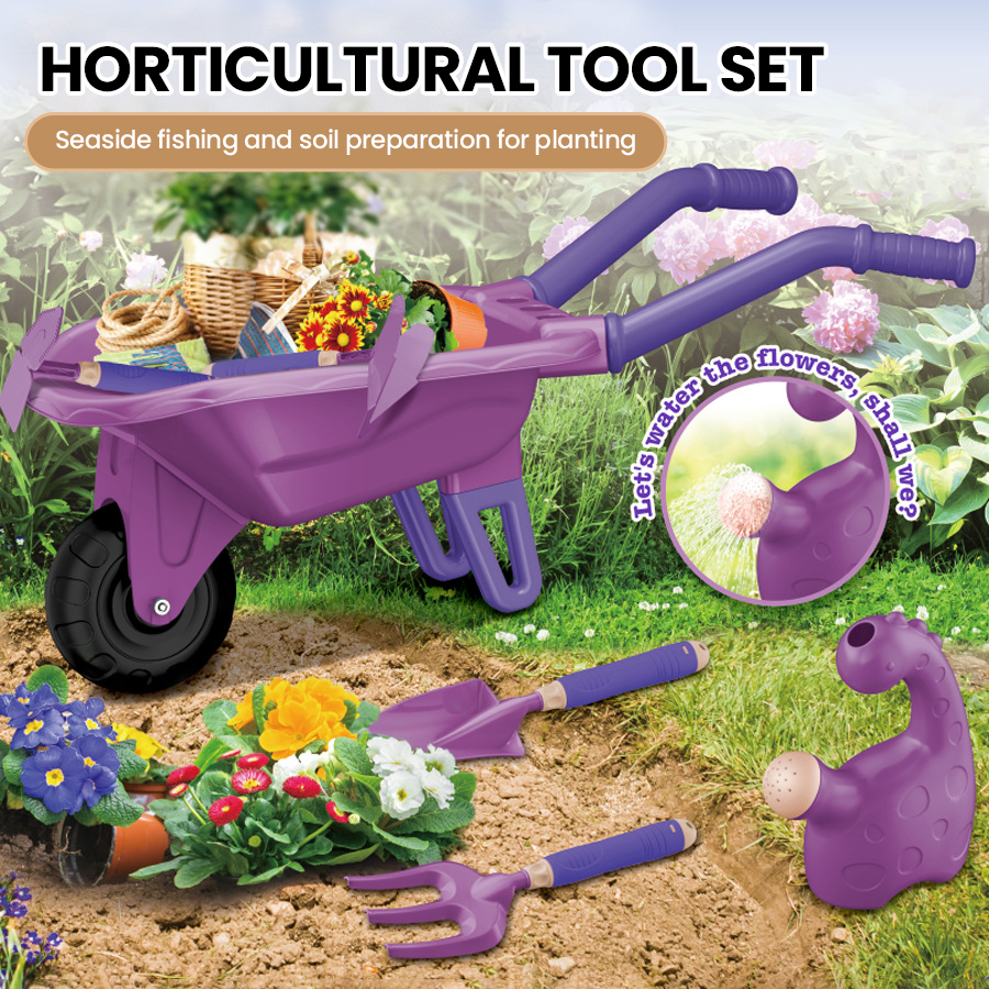 Kids Wheelbarrow Gardening Too - Kids Outdoor Yard Tools recension och pris