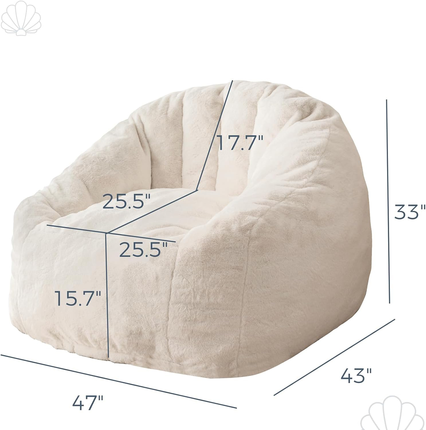 Custom Modern Style Oversized  - Kids Outdoor Bean Bag Chair recension och pris