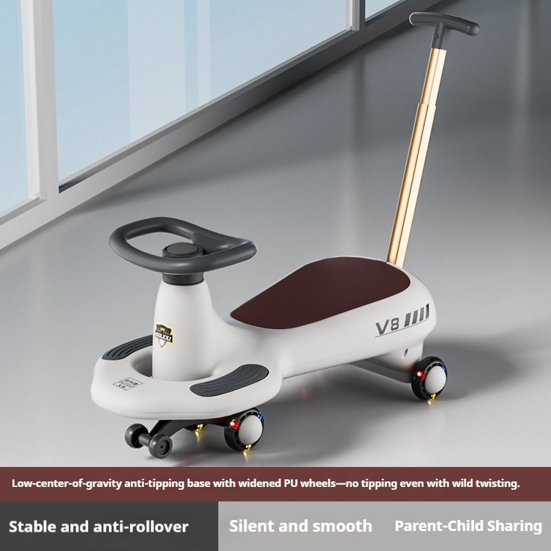 OULEXI V8 Kids Swing Car 1-6 Y - Kids Outdoor Car recension och pris