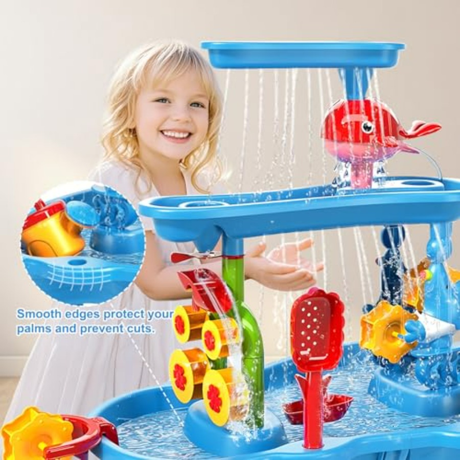 Water Table for Toddlers 3-5 3 - Kids Outdoor Water Play Table recension och pris