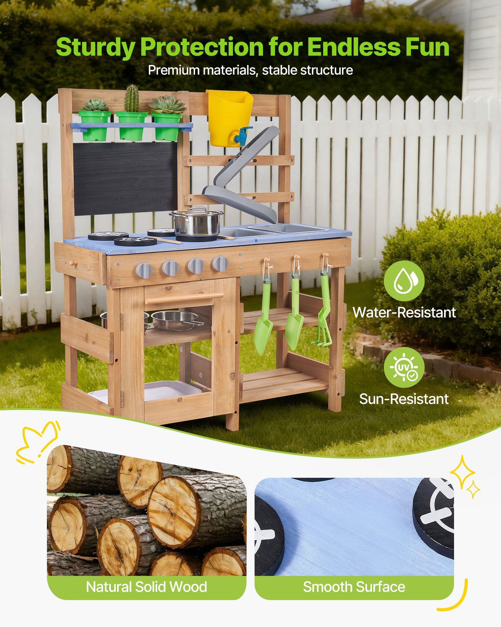 Mud Kitchen, Outdoor Mud Kitch - Kids Outdoor Mud Kitchen recension och pris