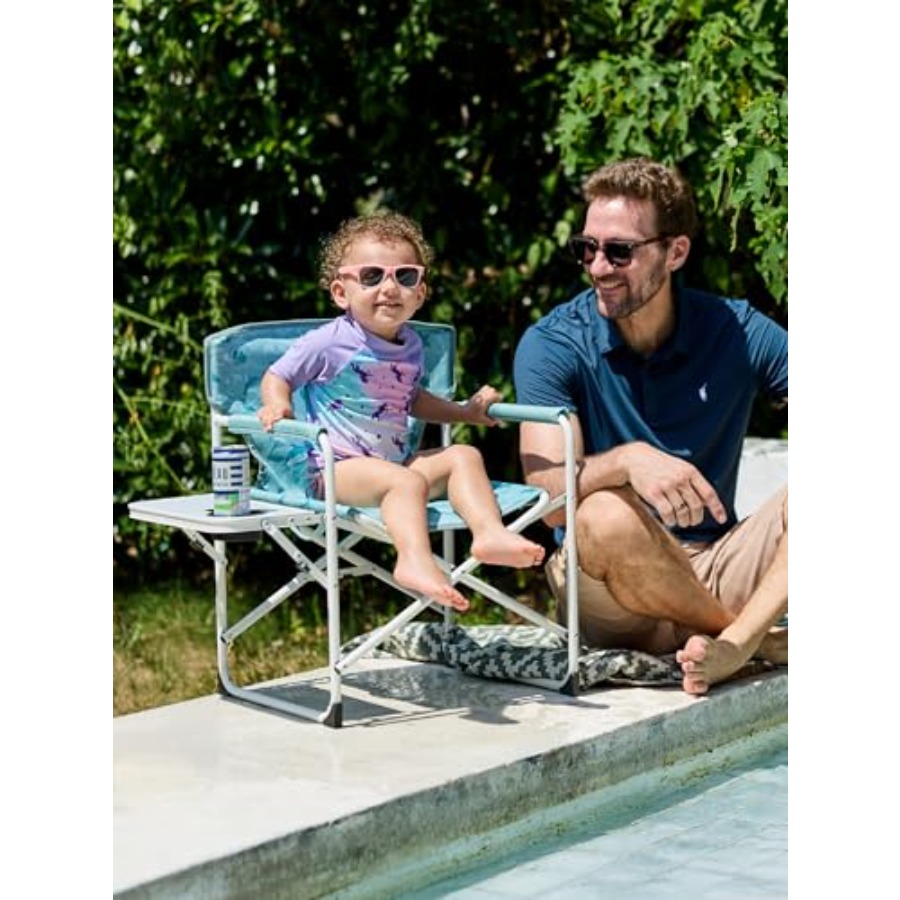 Directors Chair with Side tabl - Kids Outdoor Table And Chairs recension och pris
