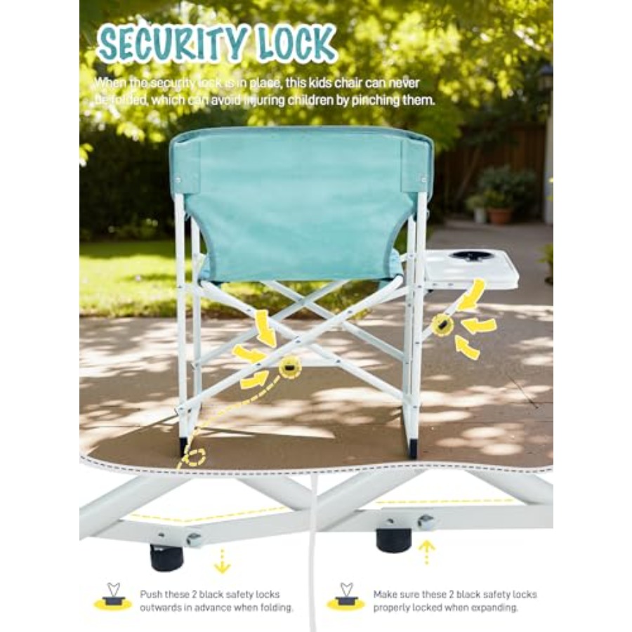 Directors Chair with Side tabl - Kids Outdoor Table And Chairs recension och pris