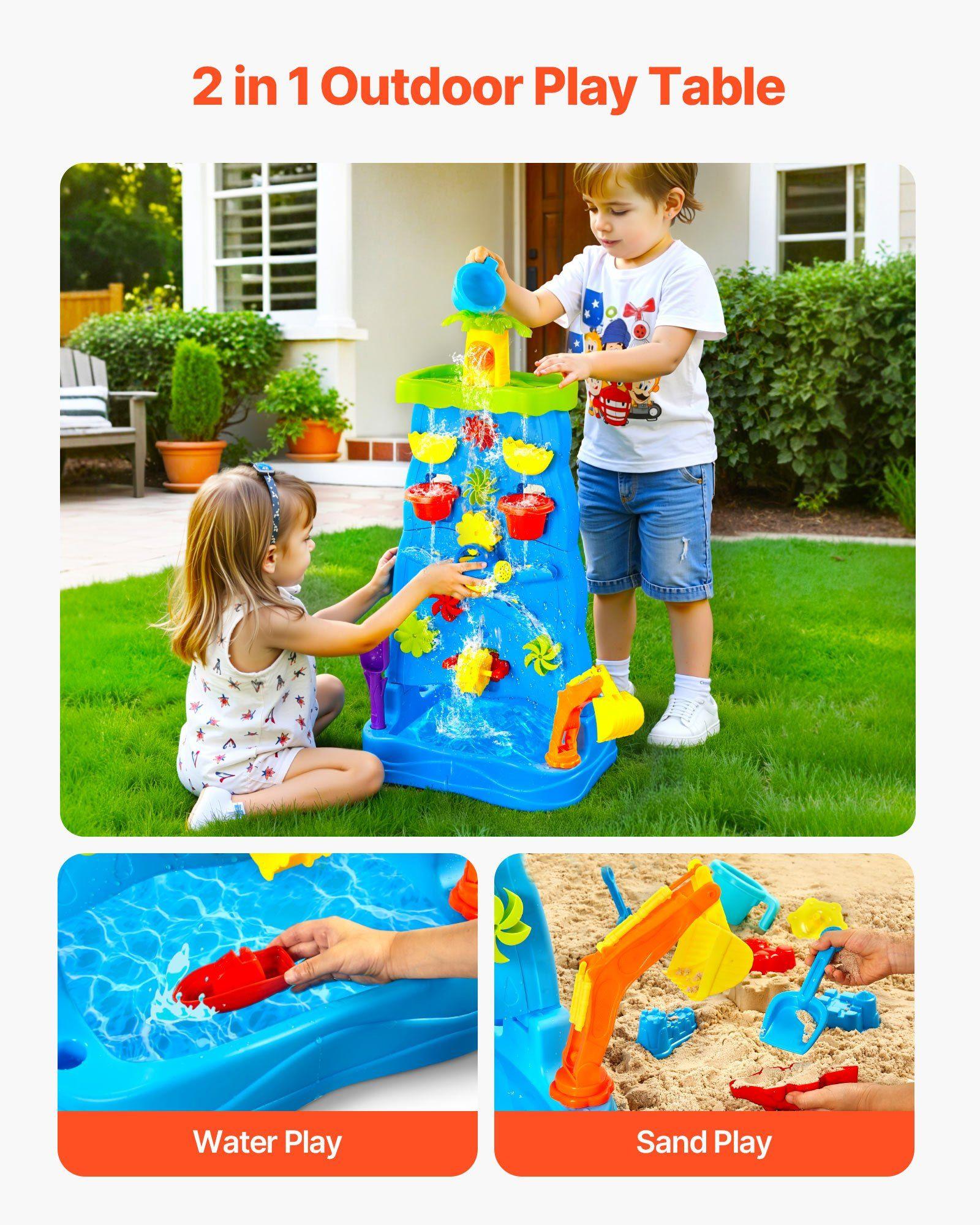 Double-Sided 44lb 8000ml Kids  - Kids Outdoor Sensory Table recension och pris