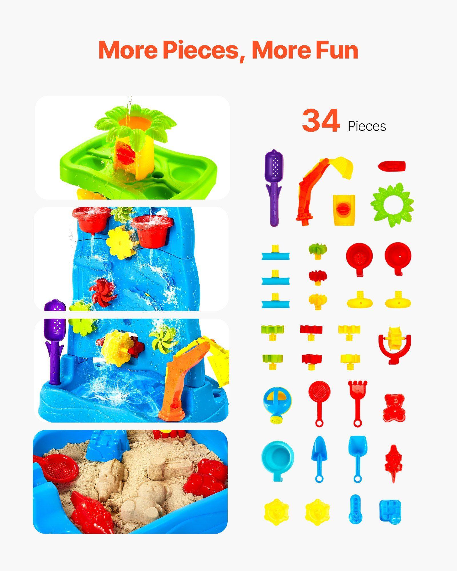 Double-Sided 44lb 8000ml Kids  - Kids Outdoor Sensory Table recension och pris