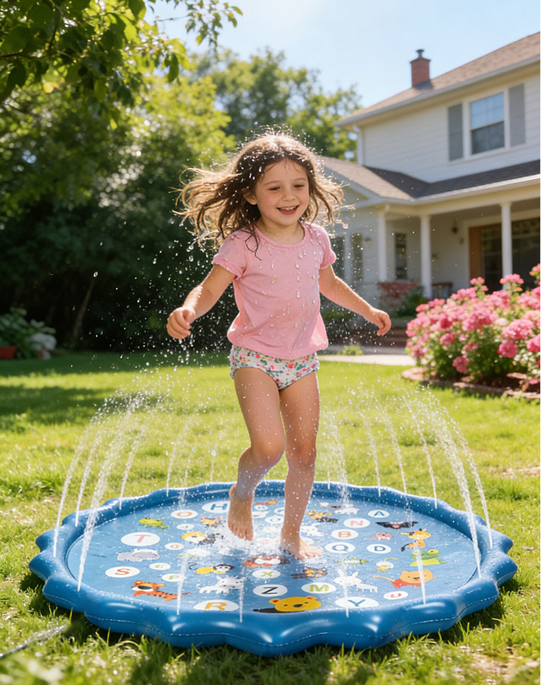 Alphabet Inflatable Water Spri - Slip Slide Water Mat recension och pris