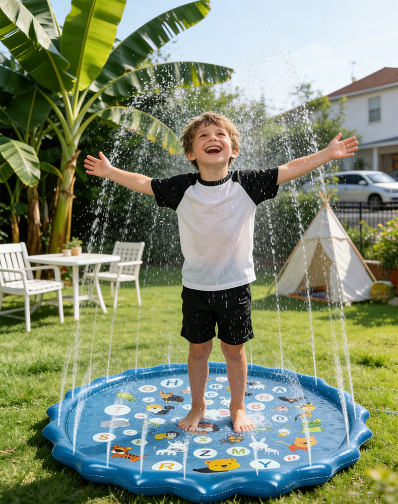 Alphabet Inflatable Water Spri - Slip Slide Water Mat recension och pris