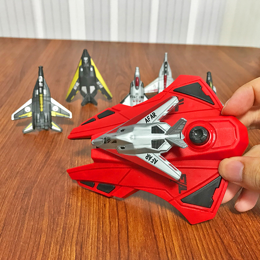 6pcs Fighter Plane Red Launche - Kids Outdoor Activities recension och pris