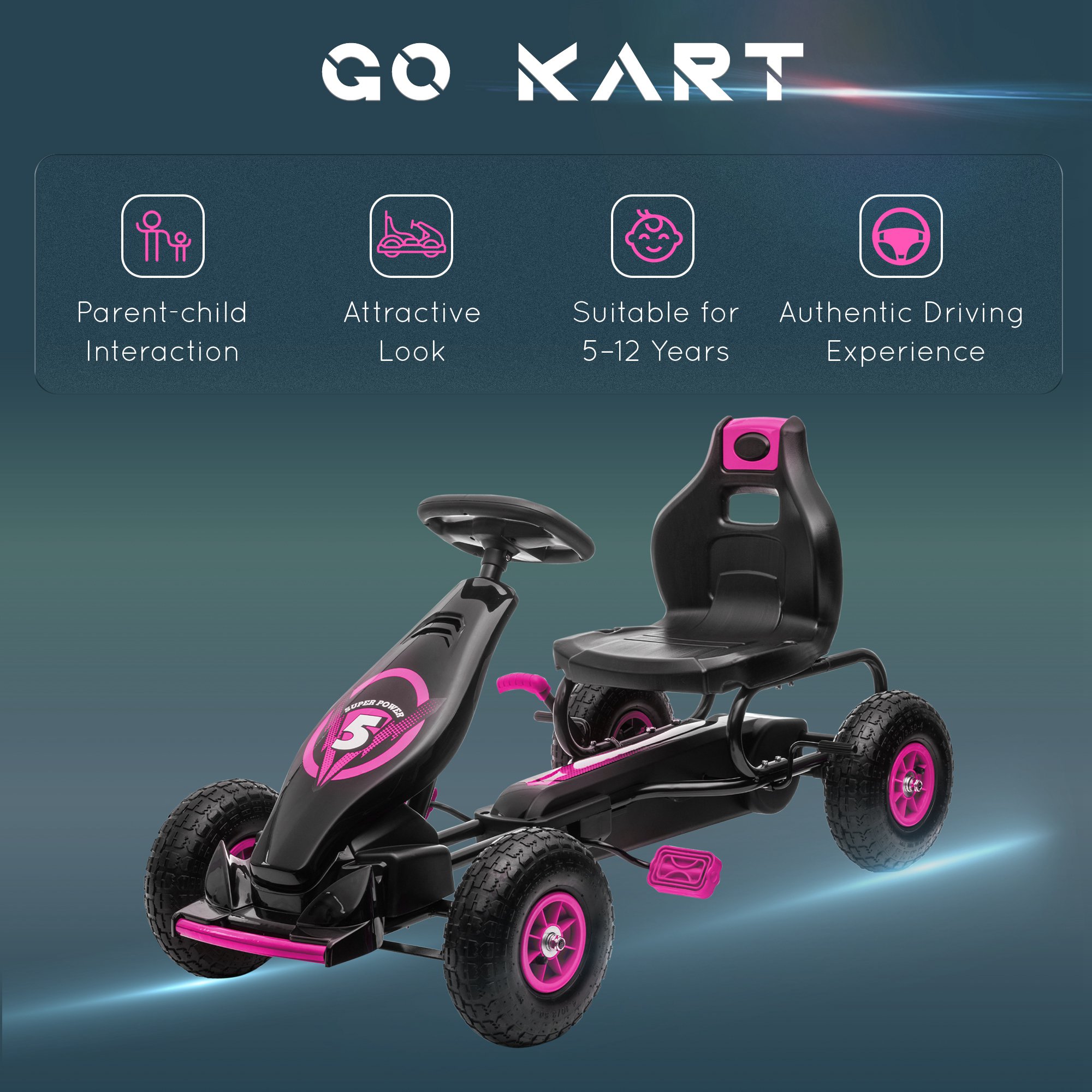 Kids Electric Go Kart Suspensi - Kids Outdoor Ride On recension och pris