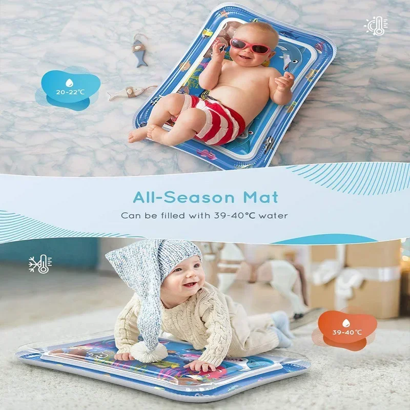 Baby Water Play Mat Inflatable - Kids Outdoor Water Play Table recension och pris