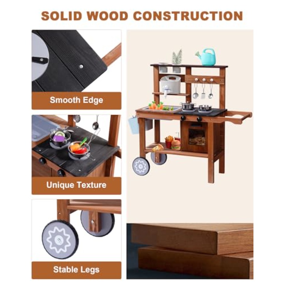 Outdoor mud kitchen for kids w - Kids Outdoor Mud Kitchen recension och pris