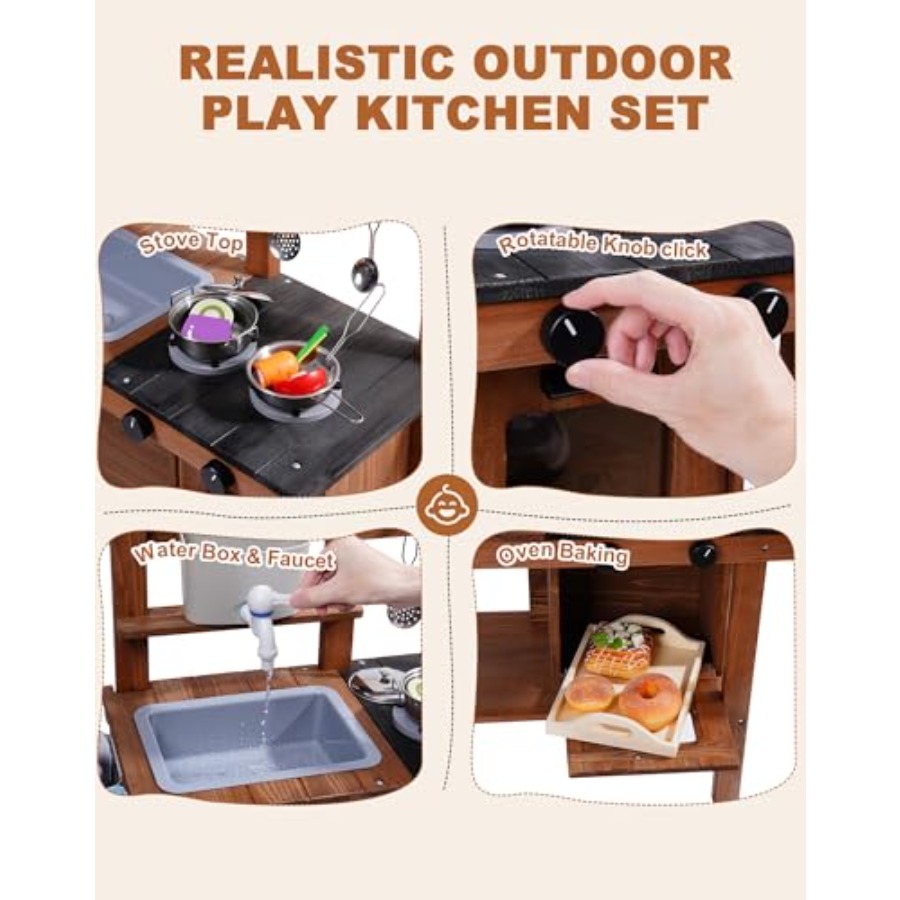 Outdoor mud kitchen for kids w - Kids Outdoor Mud Kitchen recension och pris
