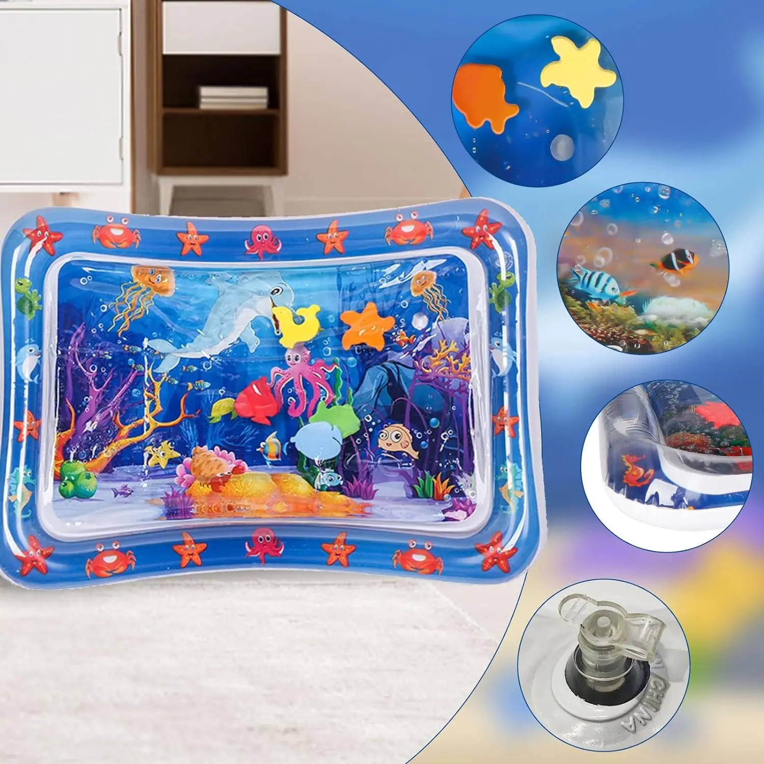 Water Sensory Play Mat Thicken - Slip Slide Water Mat recension och pris