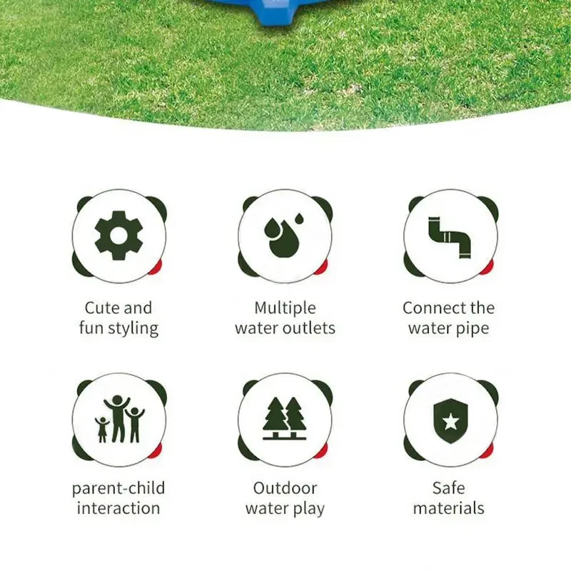 360 Degree Water Spray Sprinkl - Kids Outdoor Yard Tools recension och pris