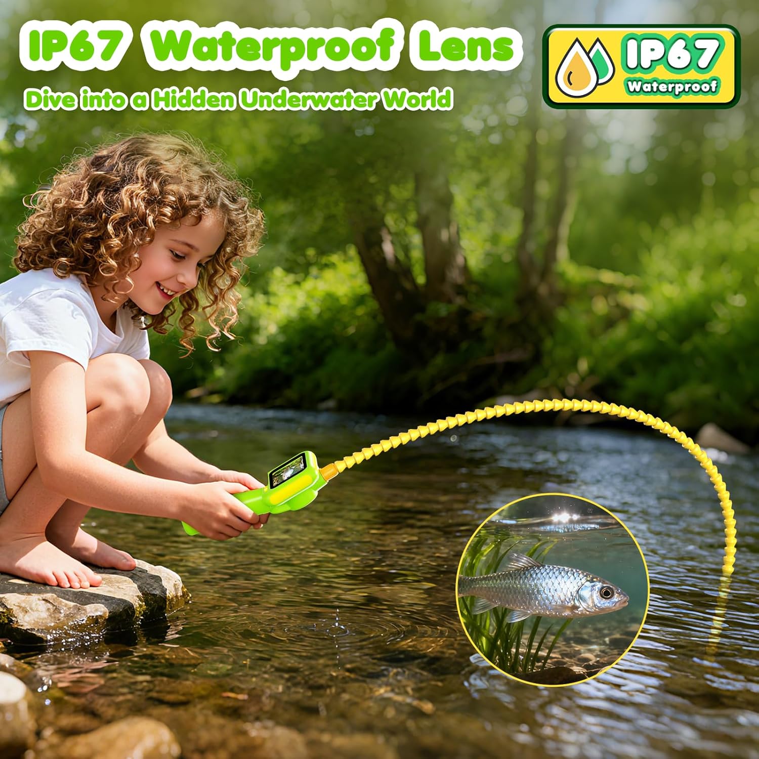 Endoscope for Kids, Borescope  - Bug Catching Kit recension och pris