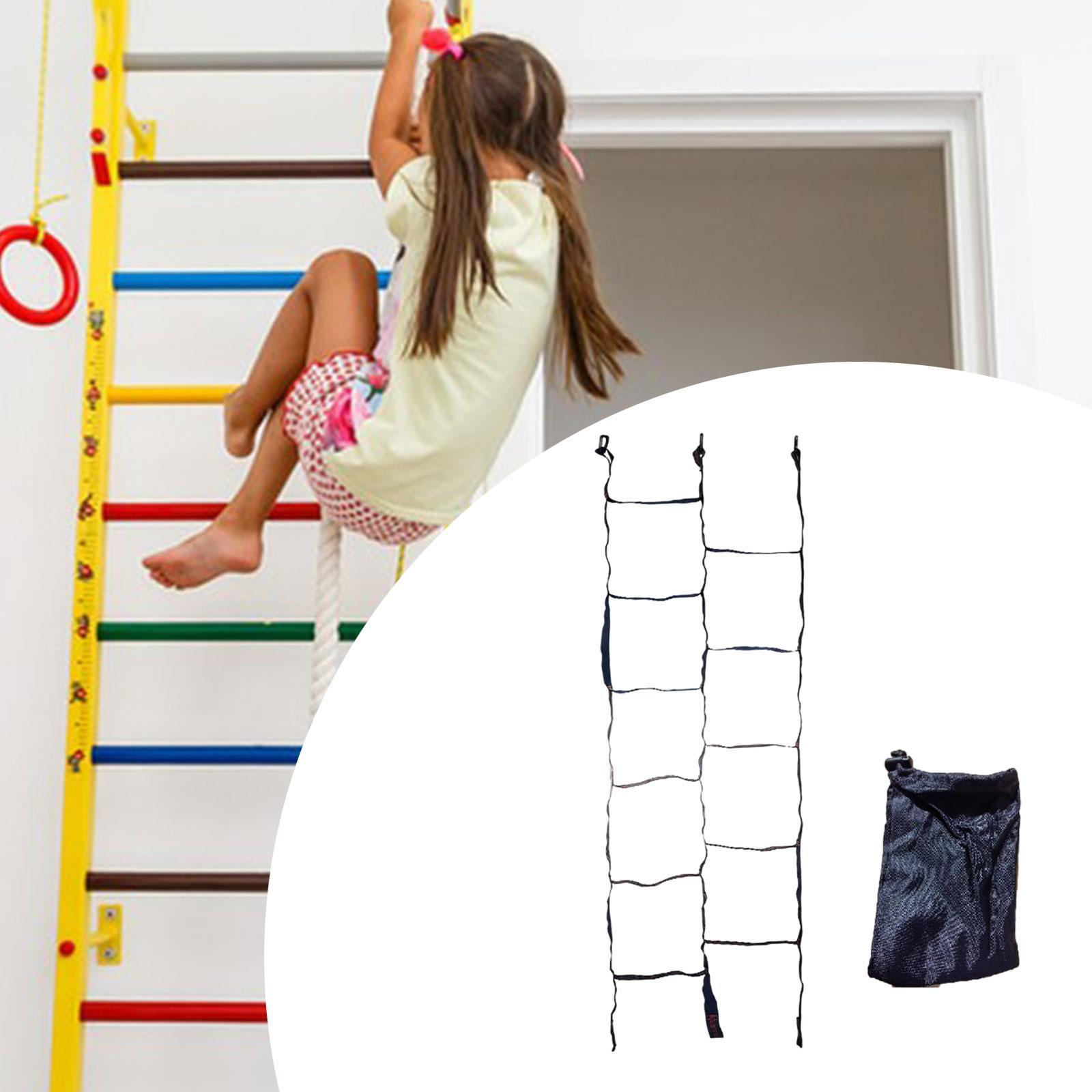 Double Rows Climbing Rope Ladd - Kids Outdoor Ladder recension och pris