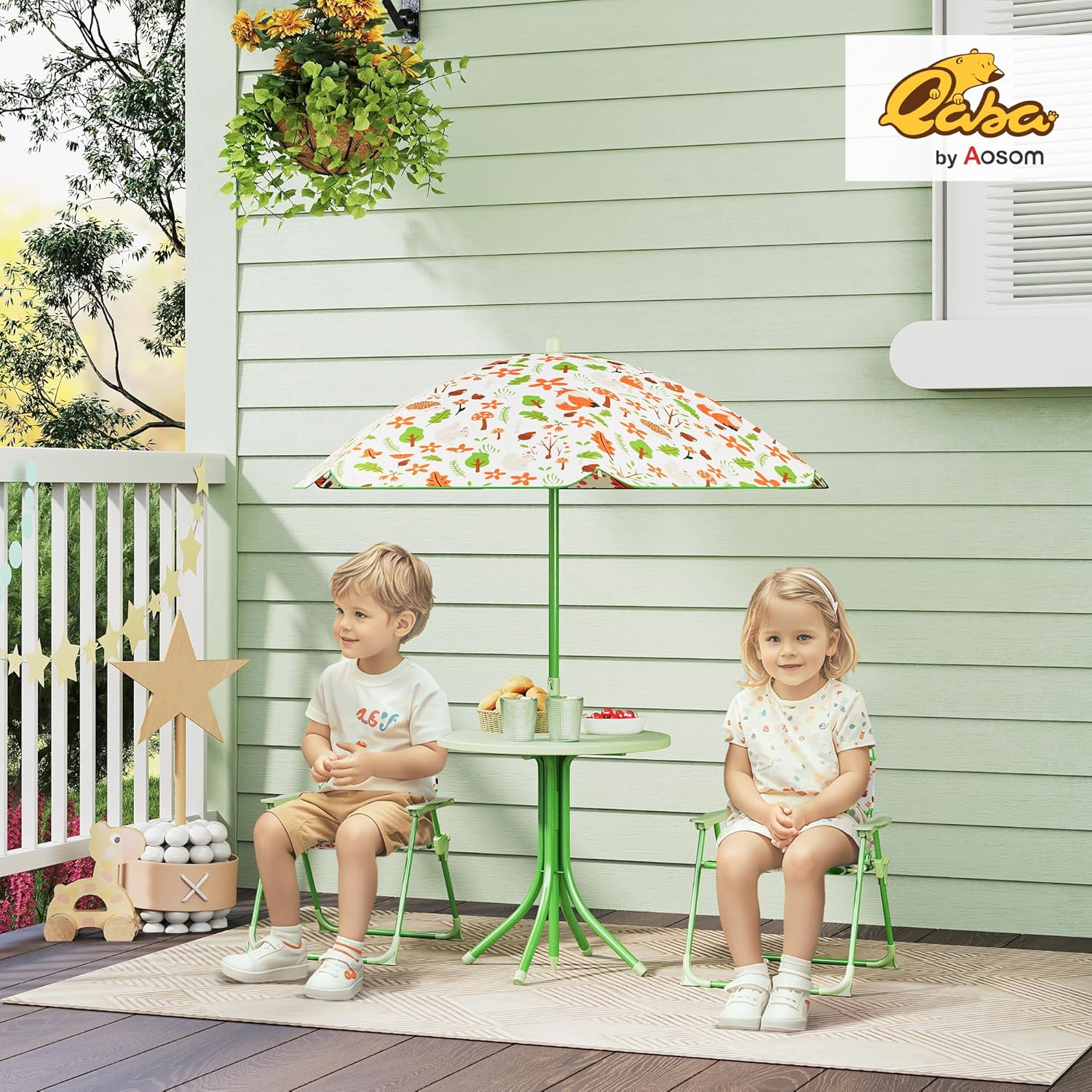 Kids Picnic Table Chair Set Fo - Kids Outdoor Furniture Set recension och pris