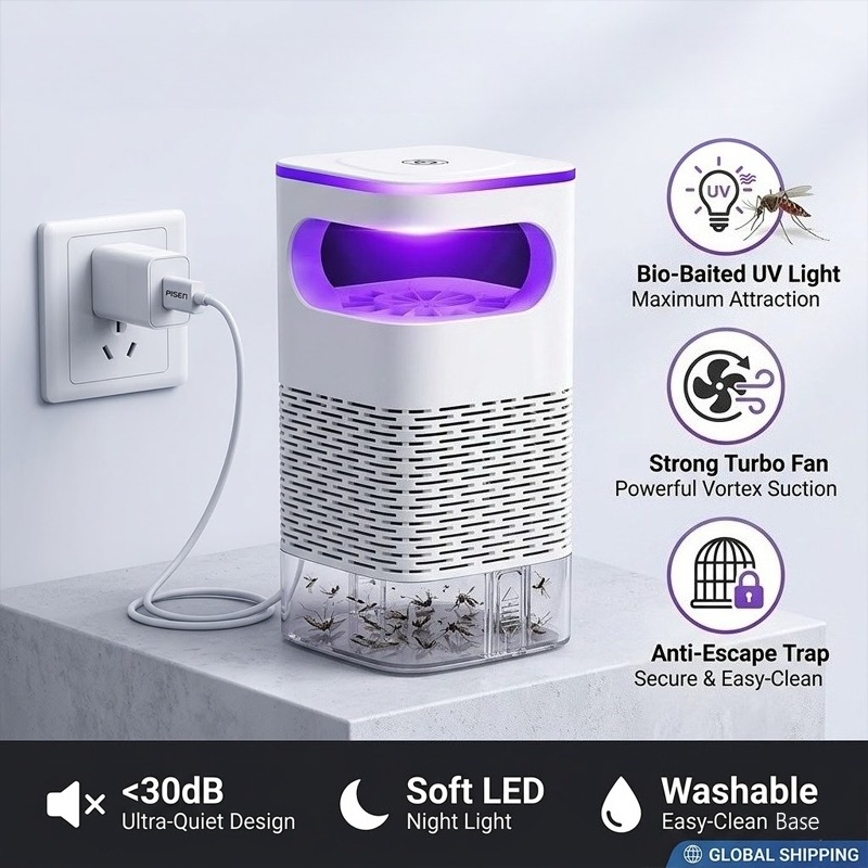 New Mosquito Killer Lamp USB F - Bug Catching Kit recension och pris