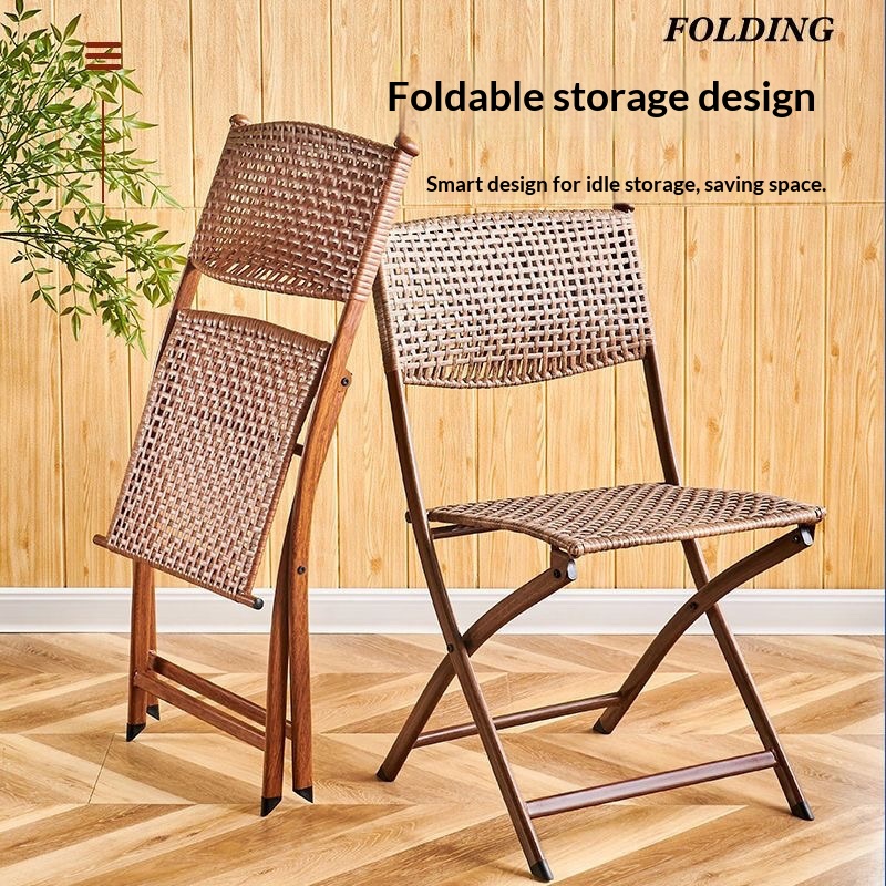 Portable Folding Rattan Dining - Kids Outdoor Folding Chair recension och pris