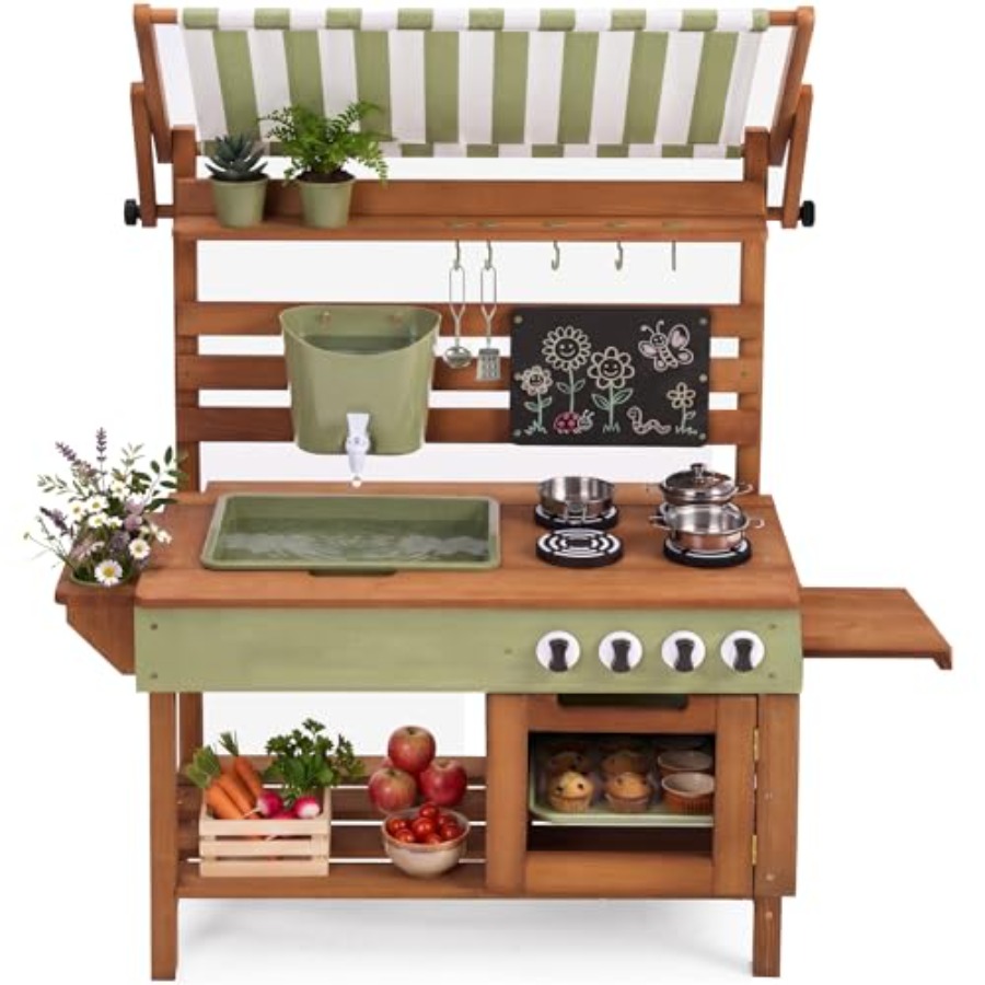 Outdoor mud kitchen for kids:  - Kids Outdoor Mud Kitchen recension och pris
