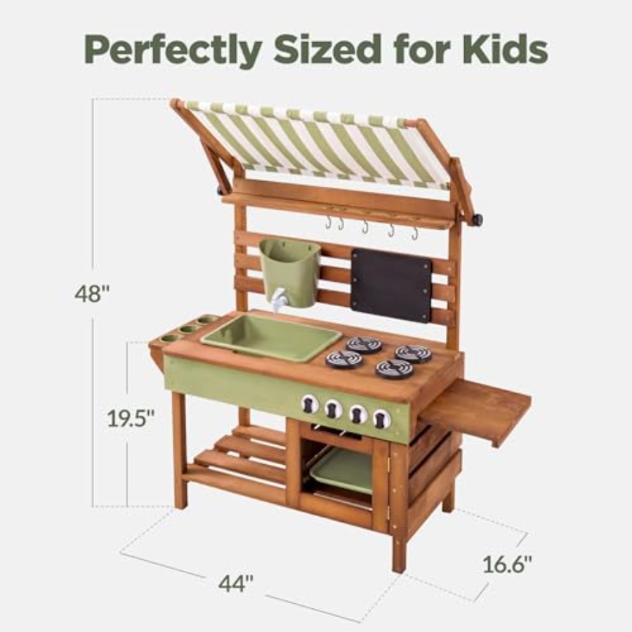 Outdoor mud kitchen for kids:  - Kids Outdoor Mud Kitchen recension och pris
