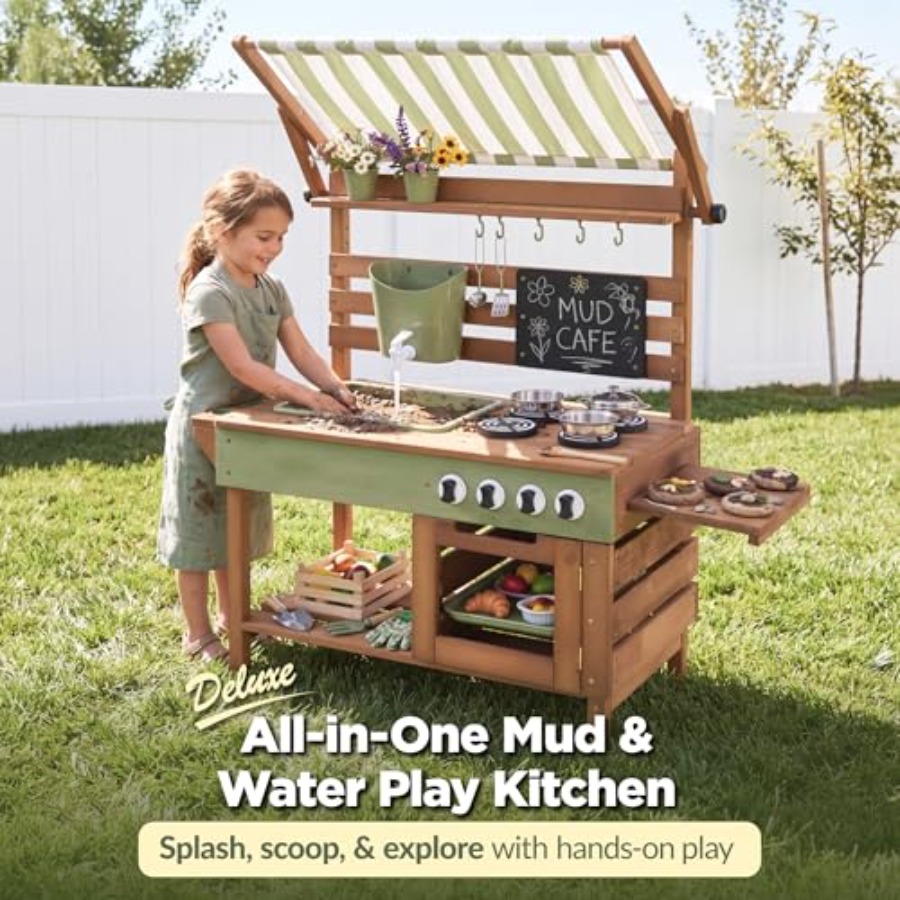 Outdoor mud kitchen for kids:  - Kids Outdoor Mud Kitchen recension och pris