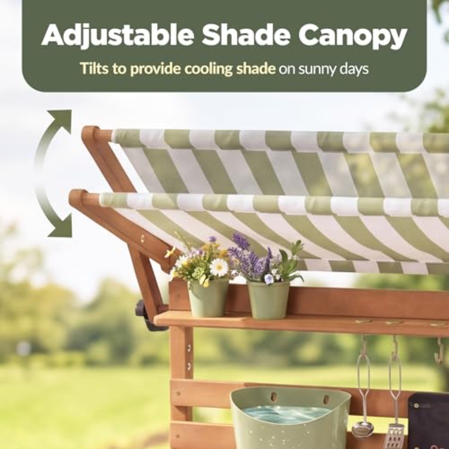 Outdoor mud kitchen for kids:  - Kids Outdoor Mud Kitchen recension och pris