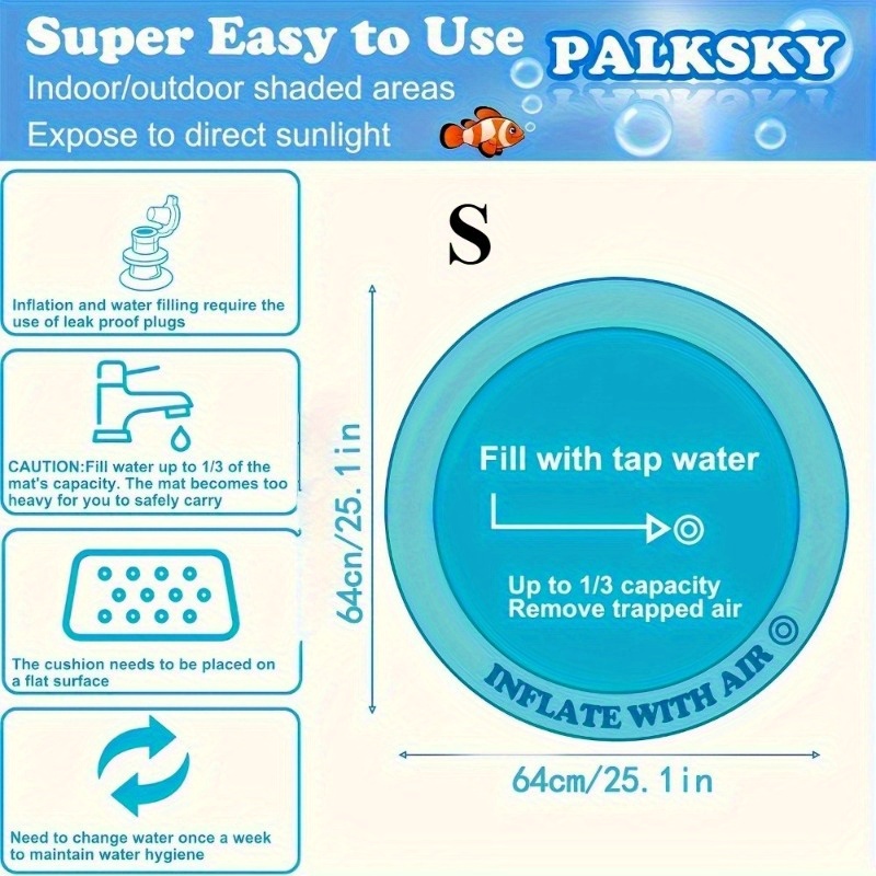 Interactive Water Play Mat for - Slip Slide Water Mat recension och pris