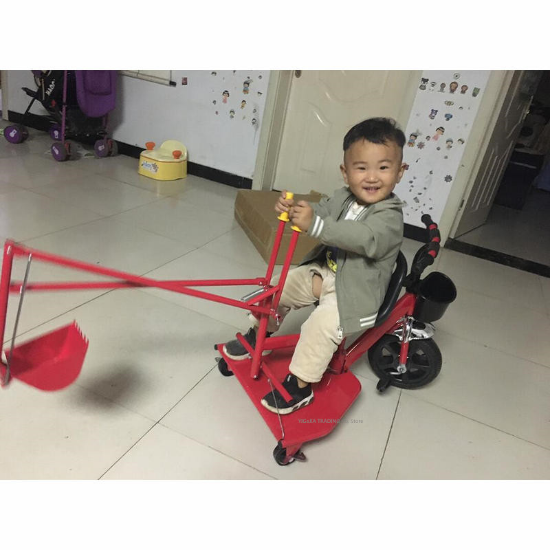 Outdoor Children Tricycle Exca - Kids Outdoor Ride On recension och pris