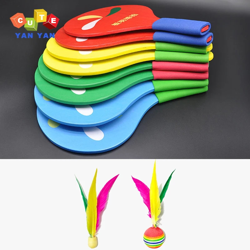 Thickened Wooden Plate Badmint - Kids Outdoor Sensory Table recension och pris