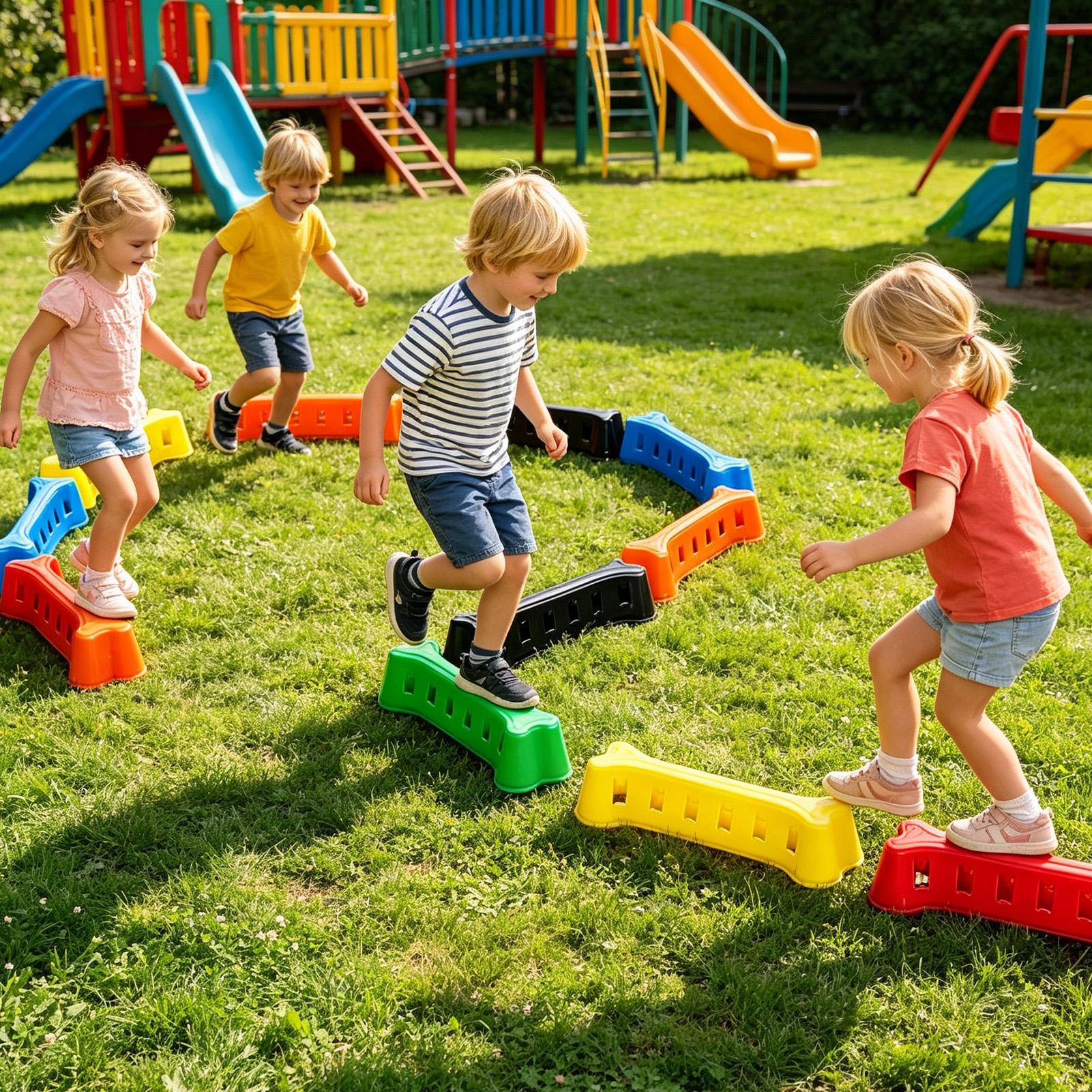 Kids Balance Beam Stackable No - Kids Outdoor Balance Beam recension och pris