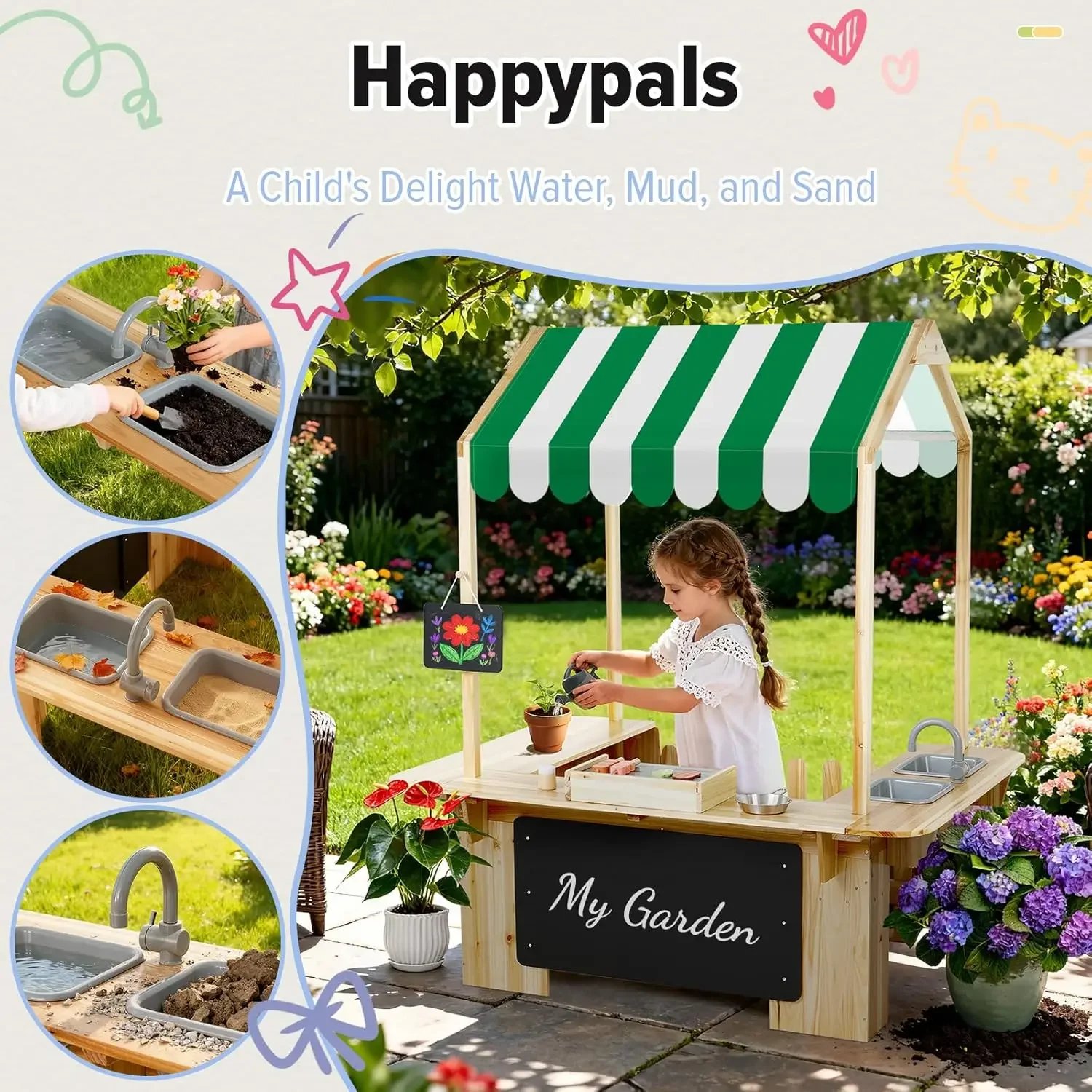 Kids Outdoor Playhouse, Mud Ki - Kids Outdoor Mud Kitchen recension och pris