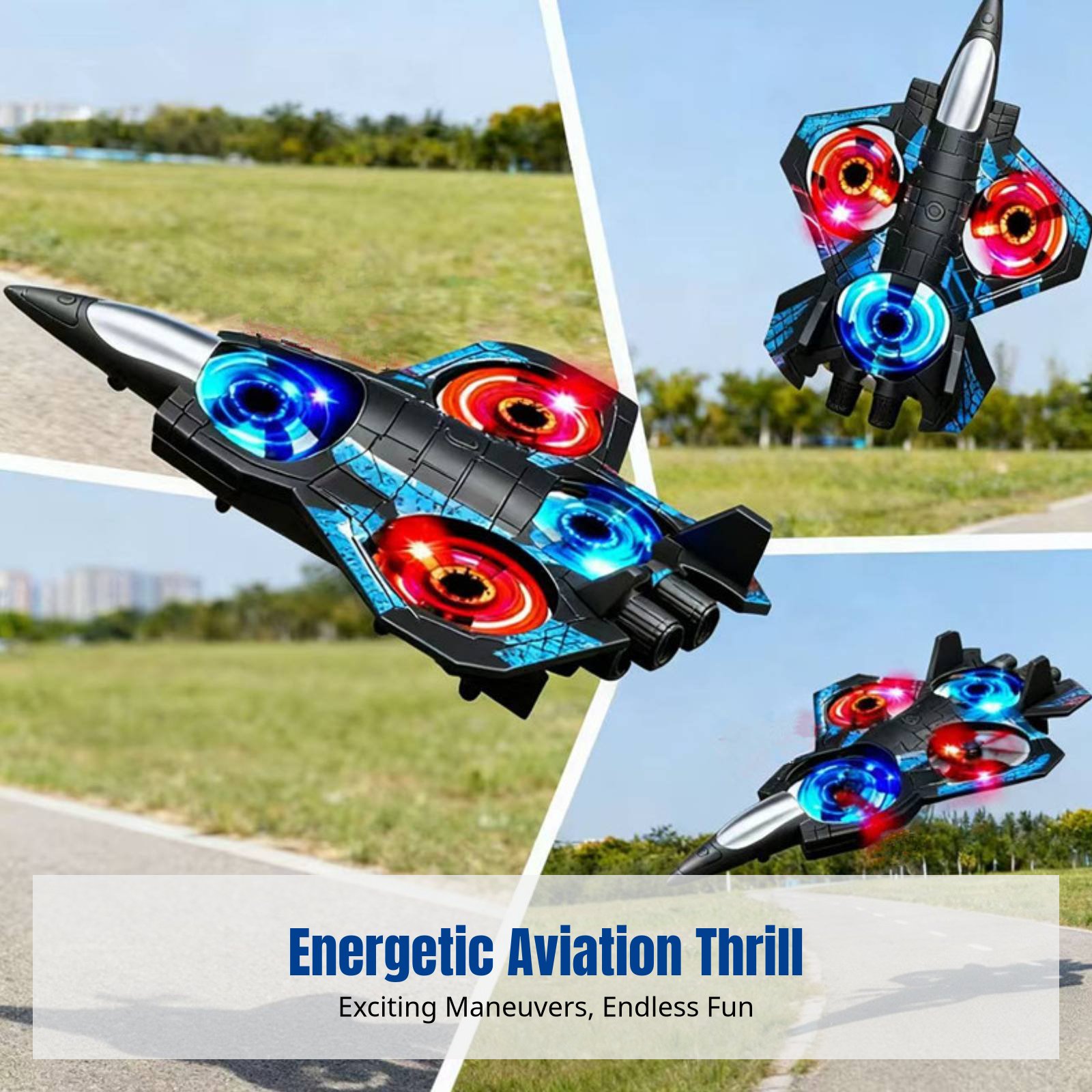 RC Stunt Fighter Jet, Remote C - Kids Outdoor Car recension och pris